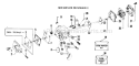 Page A Diagram and Parts List for 6510  Weed Eater Trimmer